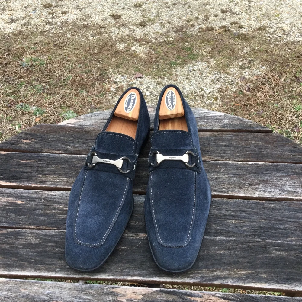 Magnanni Rafa ll Suede Loafers Shoes 8